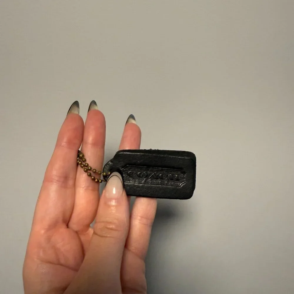 Vintage Coach Bag Black Leather
